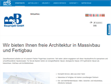 Tablet Screenshot of bb-bauprojekt.de